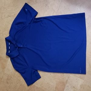 Nike Golf Navy Blue Men's Short Sleeve Polo Sirt M
